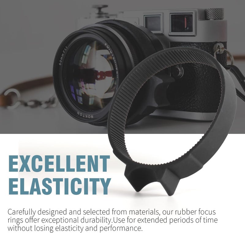 eTone Rubber Seamless Focus Ring Manual Lens Gadget Suitable for Lens Diameter 44mm to 57mm (Small) - Image 4